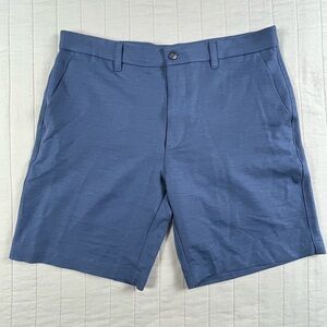 Callaway Men's Blue Flat Front Golf Performance Shorts 34